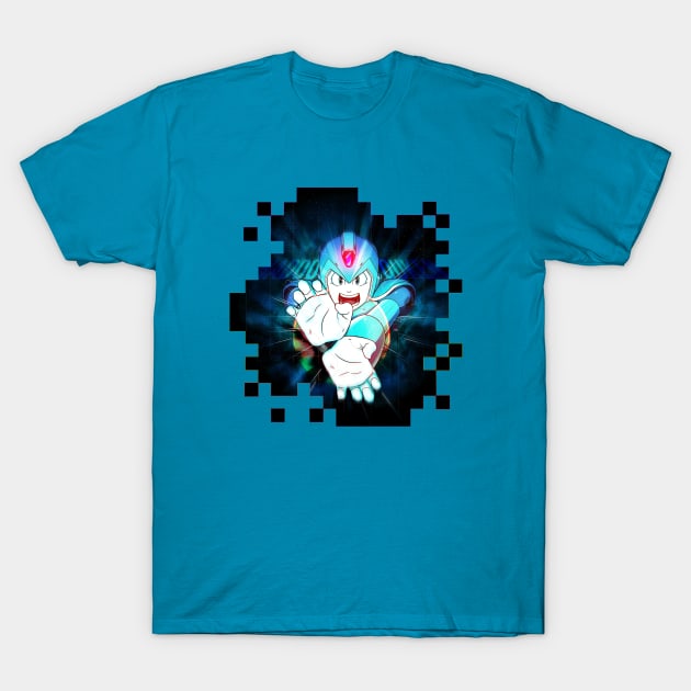 Megaman X - Hadoken T-Shirt by FuShark